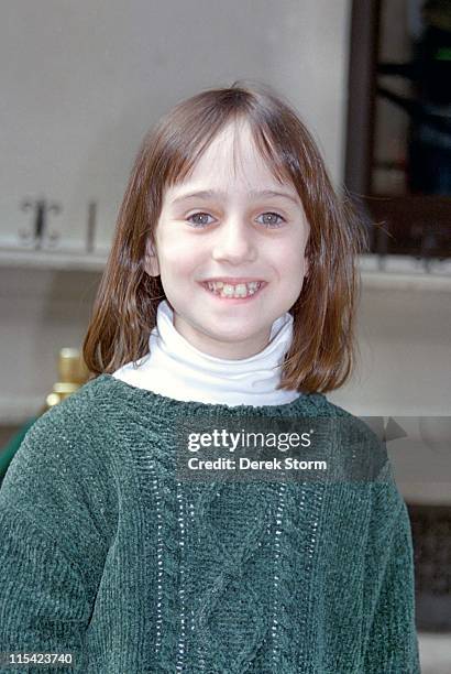 Mara Wilson during Mara Wilson Enters Planet Hollywood - September 10, 1996 at Planet Hollywood in New York City, New York, United States.