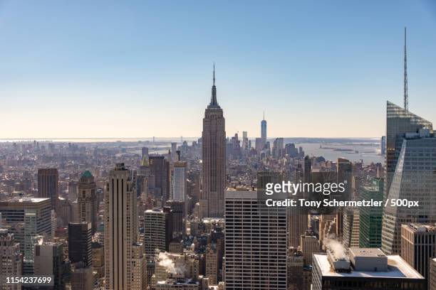 30 rock view - frieze new york 2015 stock pictures, royalty-free photos & images