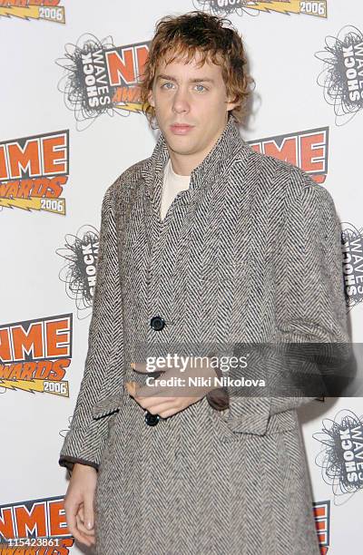 Razorlight at the Shockwaves NME Awards 2006 during Shockwaves NME Awards 2006 - Outside Arrivals at Hammersmith Palais in London, Great Britain.