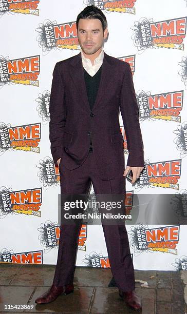 Dave Berry at the Shockwaves NME Awards 2006 during Shockwaves NME Awards 2006 - Outside Arrivals at Hammersmith Palais in London, Great Britain.