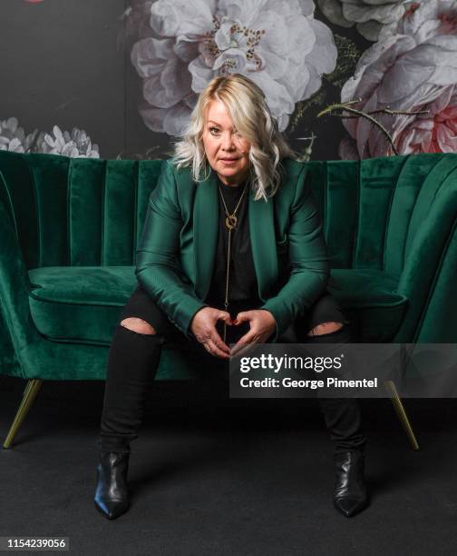 Jann Arden poses at the CTV Upfront Portrait Studio at Sony Centre For Performing Arts on June 06, 2019 in Toronto, Canada.