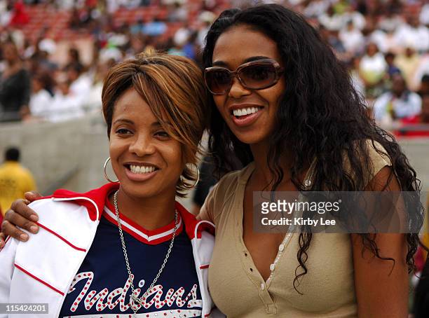 Lyte and Ananda Lewis at the Silver Dollar Classic at the Los Angeles Memorial Coliseum in Los Angeles, Calif. On Saturday, September 30, 2006.
