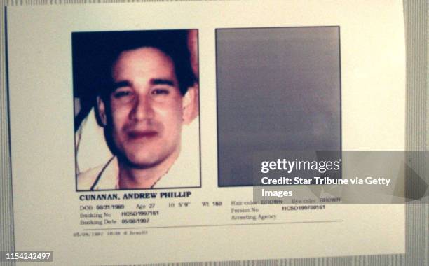 Mug shot Andrew Cunanan