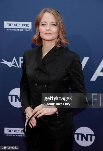 Jodie Foster attends the 47th AFI Life Achievement Award honoring Denzel Washington at Dolby Theatre on June 06, 2019 in Hollywood, California.