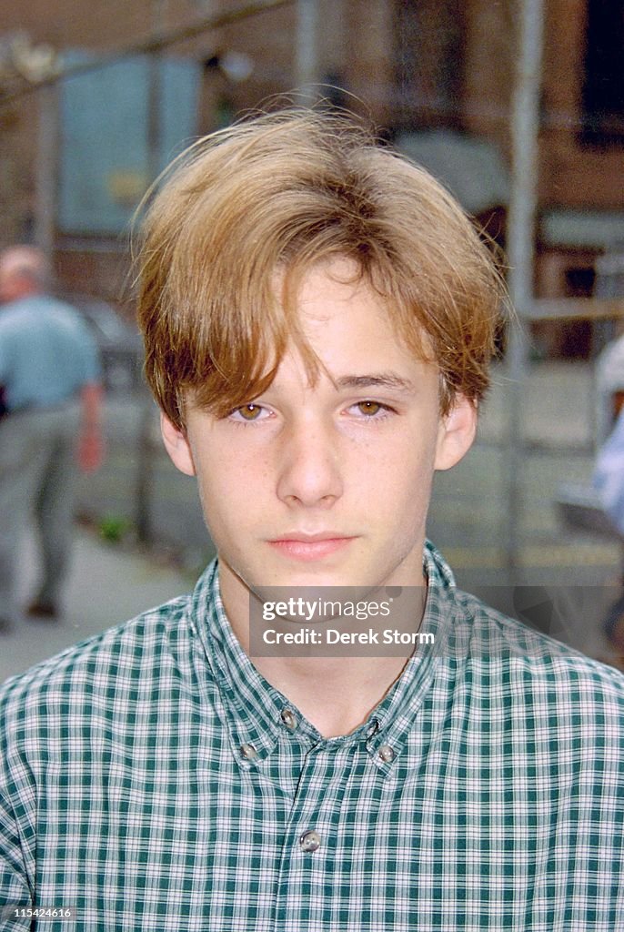 Brad Renfro on the Set of "Sleepers" - April 11, 1995