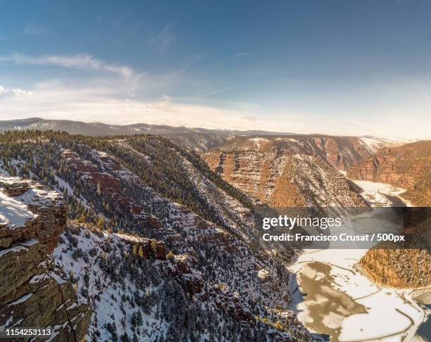 red canyon panorama - red canyon bildbanksfoton och bilder