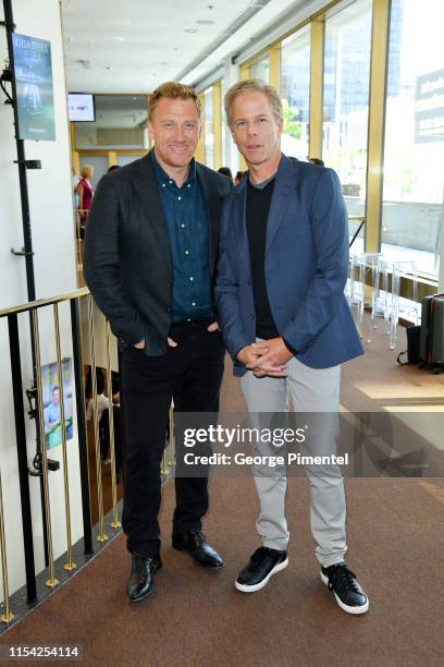 Kevin McKidd and Greg Germann attend the CTV Upfront 2019 at Sony Centre For Performing Arts on June 06, 2019 in Toronto, Canada.