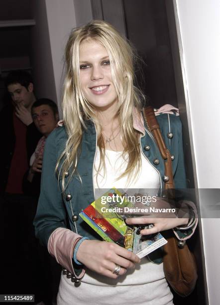 Theodora Richards during Burt Young On Canvas at Jade Nectar Gallery in New York City, New York, United States.