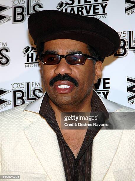 Steve Harvey during "Don't Trip...He Ain't Through With Me Yet" New York Premiere at Magic Johnson Harlem Theate in New York City, New York, United...
