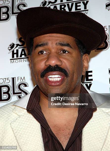 Steve Harvey during "Don't Trip...He Ain't Through With Me Yet" New York Premiere at Magic Johnson Harlem Theate in New York City, New York, United...