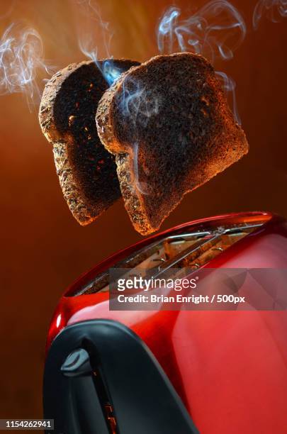 burnt toast - burnt bread stock pictures, royalty-free photos & images