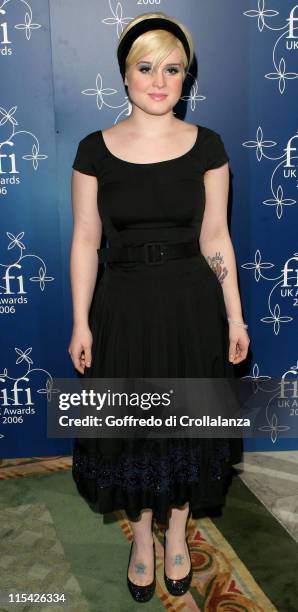 Kelly Osbourne during UK FiFi Awards 2006 - Arrivals at The Dorchester in London, Great Britain.