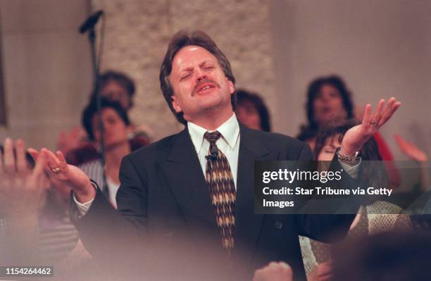 Pentecostal revival at the Brownsville Assembly of God. Evangelist Steve Hill at the Brownsville Assembly of God.