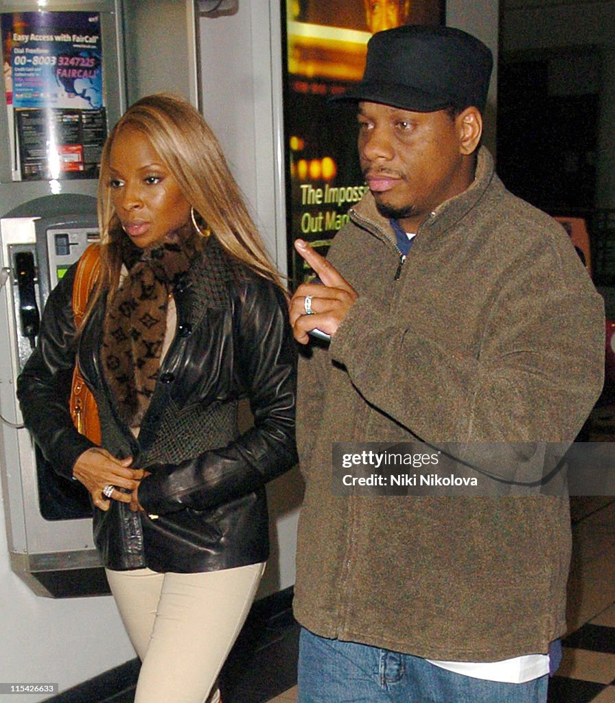 Mary J. Blige Sighting in London - April 2, 2006