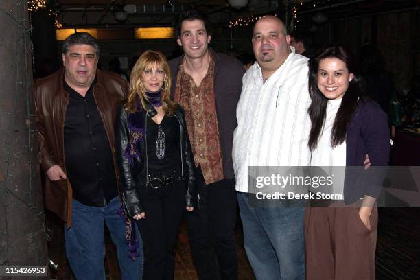 Vincent Pastore, Maureen Van Zandt, Robert Funaro, Anthony Ribustello and Alexis Lacono