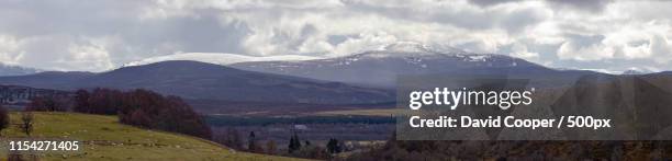 pano cairngorms - kingussie stock pictures, royalty-free photos & images