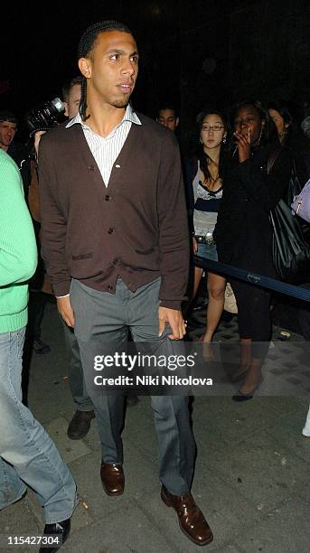 Anton Ferdinand during RCA Label Group - Private Launch Party - Outside Arrivals at Cafe de Paris in London, Great Britain.