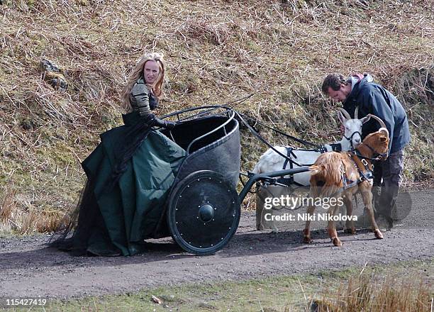 Michelle Pfeiffer *Body Double* on the set of the new Movie "Stardust" filmed on the Isle of Skye Exclusive