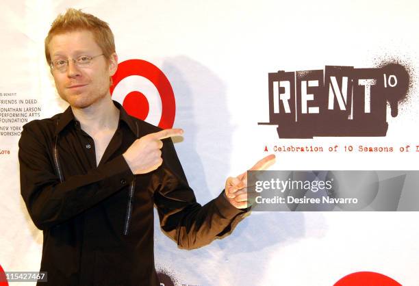 Anthony Rapp during "Rent" 10th Anniversary Celebration - After Party at Cipriani 42nd Street in New York City, New York, United States.
