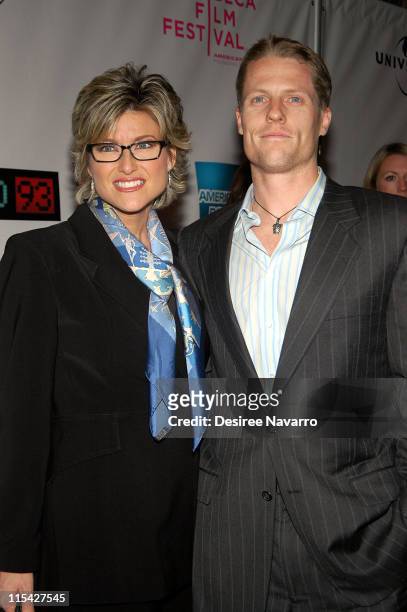 Ashleigh Banfield and Howard Gould during "United 93" New York Premiere - Arrivals at Ziegfeld Theater in New York City, New York, United States.