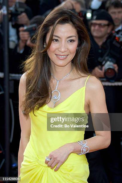 Michelle Yeoh during 2006 Cannes Film Festival - Opening Night Gala and World Premiere of "The Da Vinci Code" - Arrivals at Palais du Festival in...