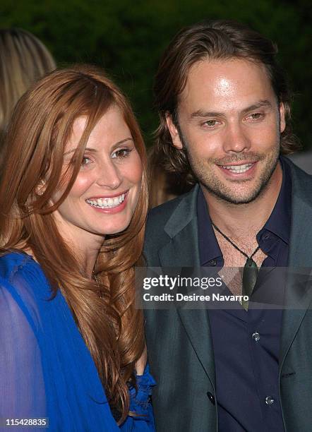 Barry Watson and guest during ABC Upfront 2006/2007 - Departures at Lincoln Center in New York City, New York, United States.