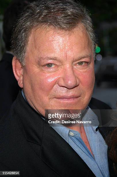 William Shatner during ABC Upfront 2006/2007 - Departures at Lincoln Center in New York City, New York, United States.