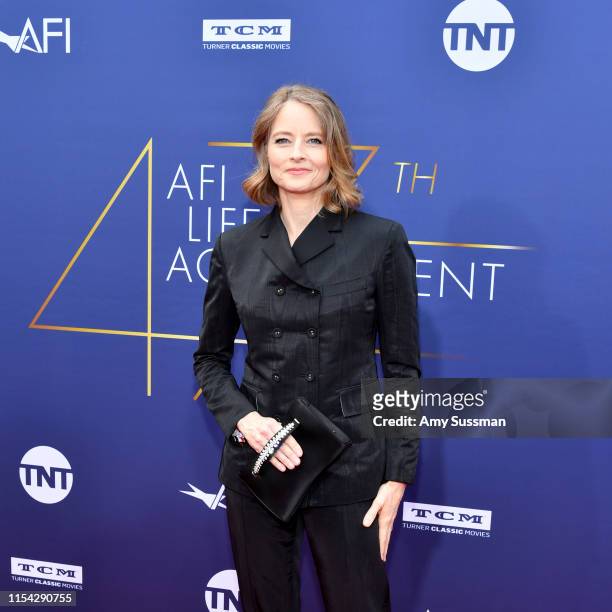 Jodie Foster attends the 47th AFI Life Achievement Award honoring Denzel Washington at Dolby Theatre on June 06, 2019 in Hollywood, California. 610507
