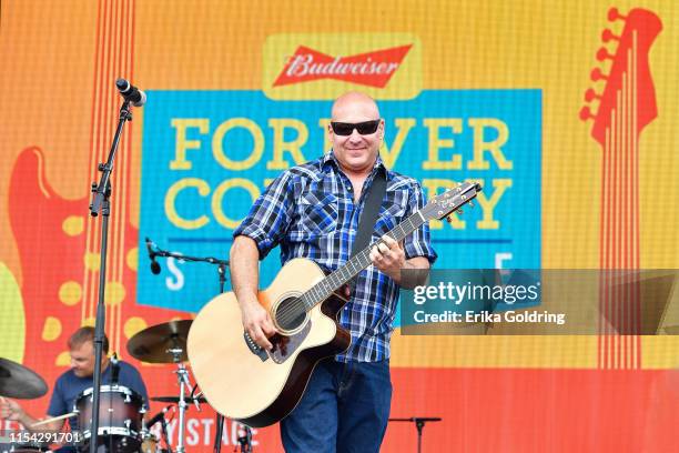 Ken Block of Sister Hazel performs on the Budweiser Forever Country Stage during 2019 CMA Music Festival on June 06, 2019 in Nashville, Tennessee.