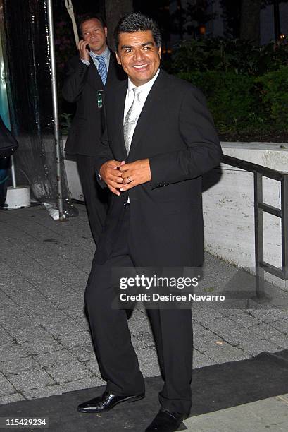 George Lopez during ABC Upfront 2006/2007 - Departures at Lincoln Center in New York City, New York, United States.