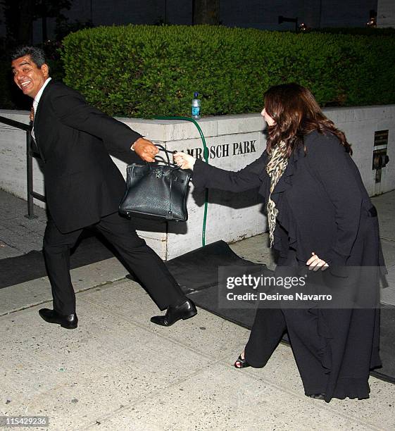 George Lopez during ABC Upfront 2006/2007 - Departures at Lincoln Center in New York City, New York, United States.