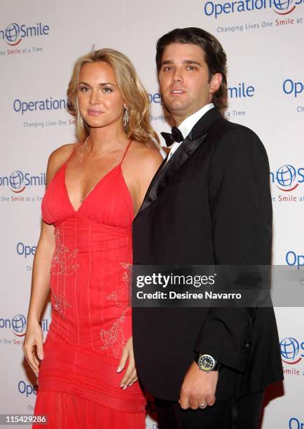 Vanessa Trump and Donald Trump, Jr. During "The Smile Collection" - Operation Smile's Annual Charity Dinner and Live Auction at Skylight Studios in...