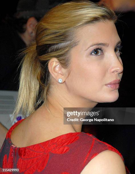 Ivanka Trump during Donald Trump and WWE News Conference for WrestleMania 23 at Trump Tower in New York City, New York, United States.