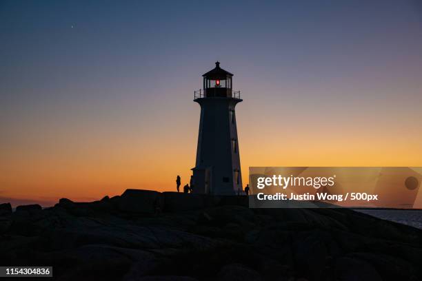lighthouse - peggys cove stock pictures, royalty-free photos & images