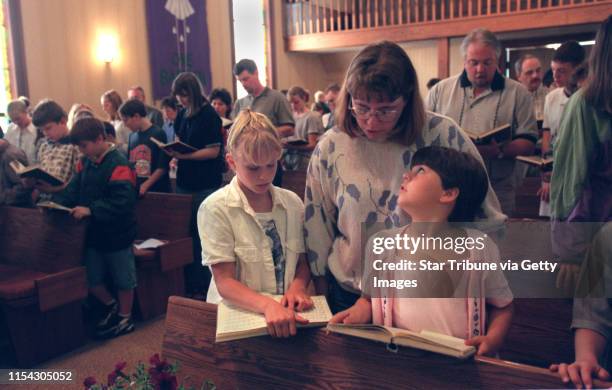 St. Paul√≠s Church in Lewiston, Mn. Is a totally merged congregation of Lutherans and United Church of Christ. -- Shauna Feine, Vicki Clark and Sarah...