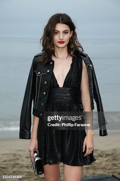 Diana Silvers attends the Saint Laurent Mens Spring Summer 20 Show on