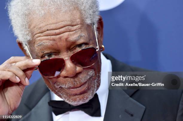 Morgan Freeman attends the American Film Institute's 47th Life Achievement Award Gala Tribute to Denzel Washington at Dolby Theatre on June 06, 2019...