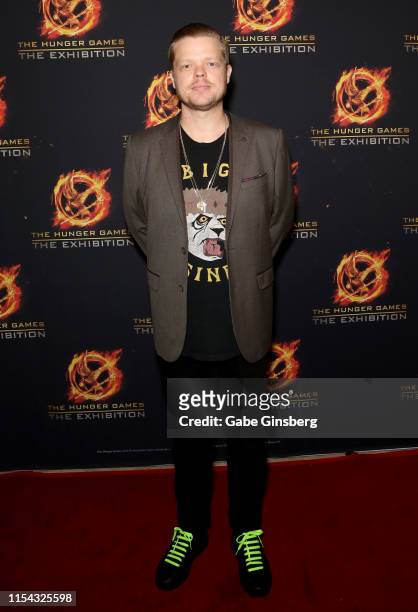 Actor Elden Henson attends The Hunger Games: The Exhibition grand opening at MGM Grand Hotel & Casino on June 06, 2019 in Las Vegas, Nevada.