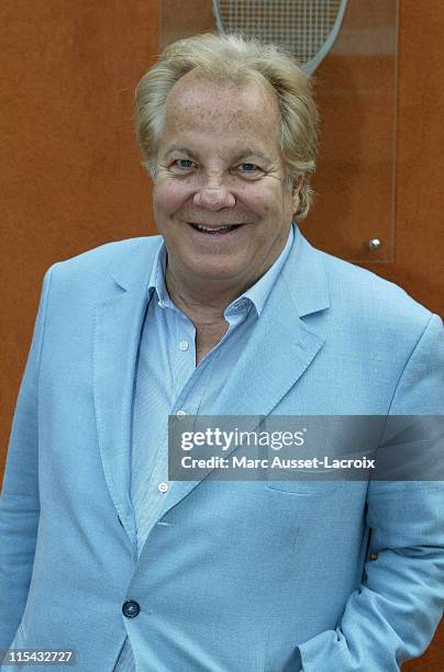 Massimo Gargia poses in the 'Village', the VIP area of the French Open at Roland Garros arena in Paris, France on June 3, 2007.