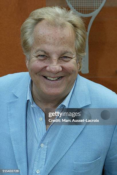 Massimo Gargia poses in the 'Village', the VIP area of the French Open at Roland Garros arena in Paris, France on June 3, 2007.