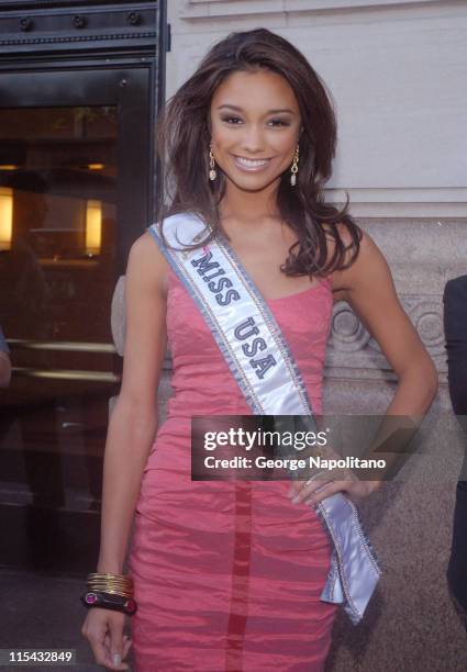 Rachel Smith, Miss USA during Nina Shoes Grand Showroom Opening in Union Square, New York City - June 6, 2007 in New York City, New York, United...