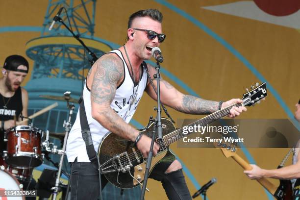 Jay Allen performs during 2019 CMA Music Festival - Day 1 on June 06, 2019 in Nashville, Tennessee.