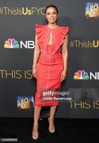 Susan Kelechi attends 20th Century Fox Television and NBC Present "This Is Us" FYC Event at John Anson Ford Amphitheatre on June 06, 2019 in...
