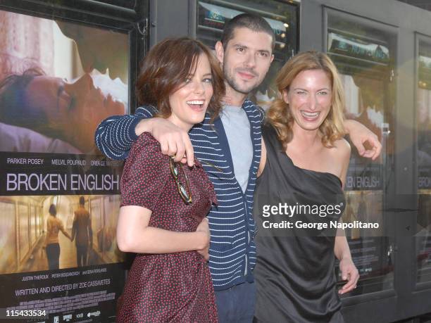 Parker Posey, Melvil Poupaud and Director Zoe Cassavetes