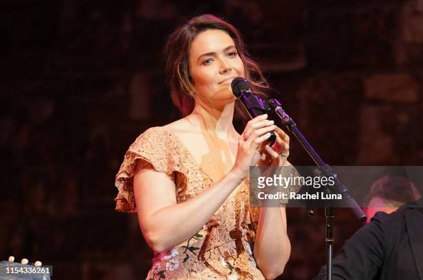 Mandy Moore performs at 20th Century Fox Television and NBC Present "This Is Us" FYC Event at John Anson Ford Amphitheatre on June 06, 2019 in...