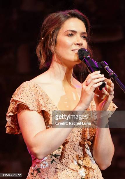 Mandy Moore performs at 20th Century Fox Television and NBC Present "This Is Us" FYC Event at John Anson Ford Amphitheatre on June 06, 2019 in...