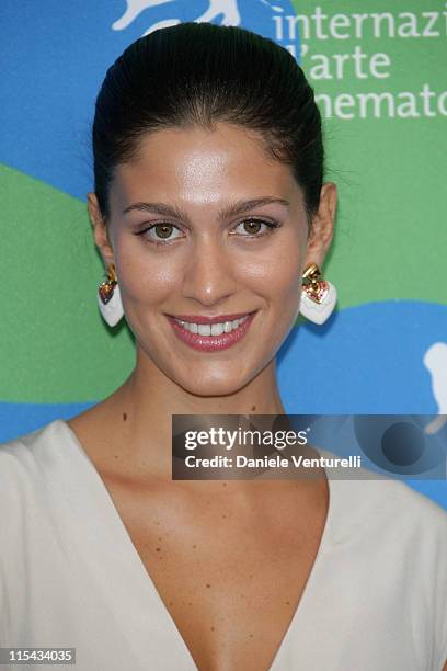 Giulia Bevilacqua attends the 'L'ora di Punta' Photocall during Day 9 of the 64th Annual Venice Film Festival on September 6, 2007 in Venice, Italy.