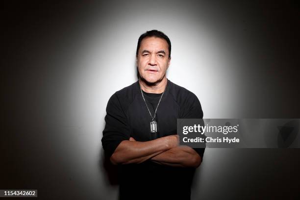 Retired Australian professional boxer Jeff Fenech poses ahead of 5 Star Boxing at The Star on June 07, 2019 in Gold Coast, Australia.