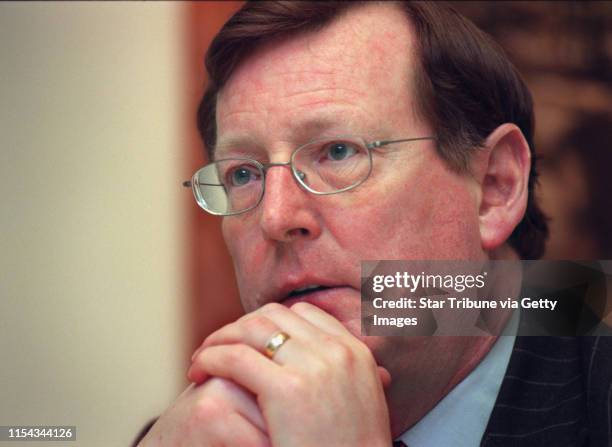 Nobel Peace Prize winner David Trimble speaks on the politics and economics of peace in his homeland. -- Minneapolis, Mn. Fri. Feb. 18, 2000--Nobel...