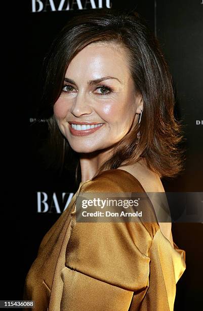 Lisa Wilkinson attends the Harper's Bazaar Diamond Guild Australia 2007 Jewellery Awards at the Shangri-La Hotel on October 24, 2007 in Sydney,...